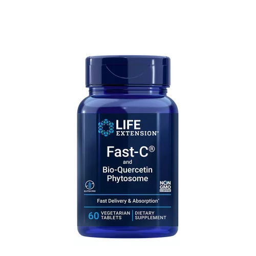 Life Extension Fast-C® and Bio-Quercetin Phytosome 60 Veg Tabletta