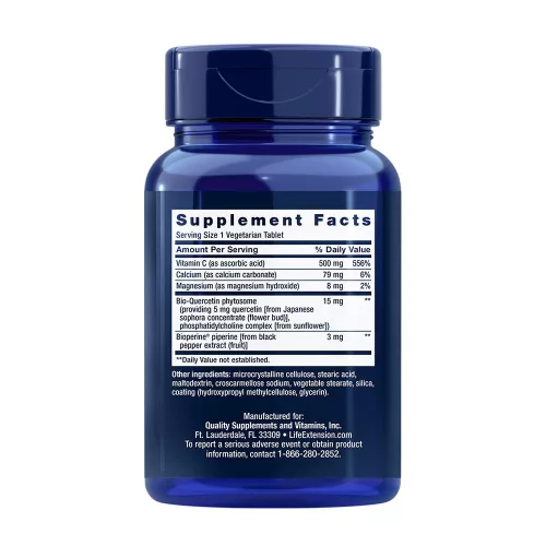 Life Extension Fast-C® and Bio-Quercetin Phytosome 60 Veg Tabletta