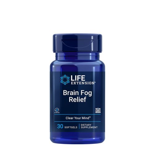 Life Extension Brain Fog Relief - Mentális fókusz fokozó 30 Lágykapszula