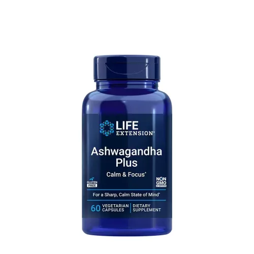 Life Extension Ashwagandha Plus Calm & Focus 60 Veg Kapszula
