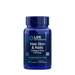   Life Extension Hair, Skin & Nails Collagen Plus Formula 120 Tabletta