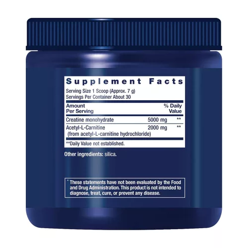 Life Extension Creatine & Acetyl-L-Carnitine Energy Plus 233 g