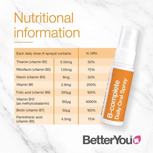 BetterYou Komplex B-vitamin Szájspray 25 ml