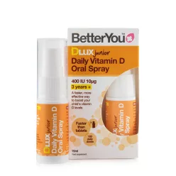 BetterYou Dlux D-vitamin 400 NE Szájspray Gyerekeknek 15 ml