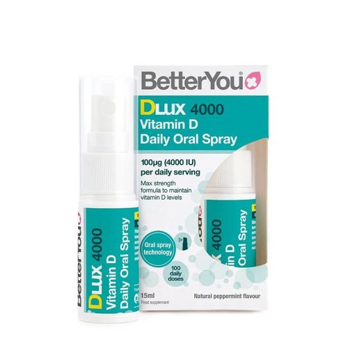 BetterYou Dlux D-vitamin 4000 NE Szájspray 15 ml
