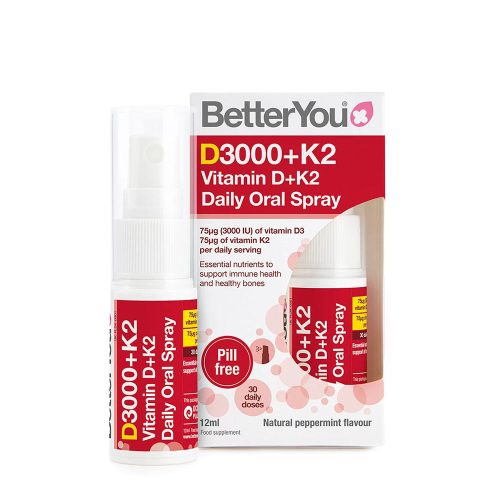 BetterYou Dlux+ D-vitamin és K-vitamin szájspray 12 ml