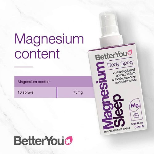 BetterYou Relaxáló Magnézium Spray - Magnesium Sleep Body Spray 100 ml