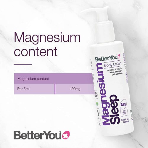 BetterYou Magnéziumos Éjszakai Testápoló - Magnesium Sleep Lotion 180 ml