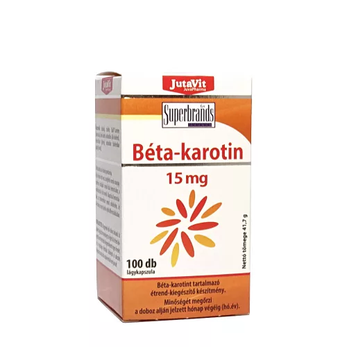 JutaVit Béta-Karotin 15 mg 100 Kapszula