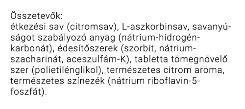 JutaVit C-vitamin 1000 mg pezsgőtabletta 20 Pezsgőtabletta