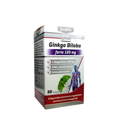 JutaVit Ginkgo Biloba 120 mg + Magnézium 150 mg 50 Kapszula