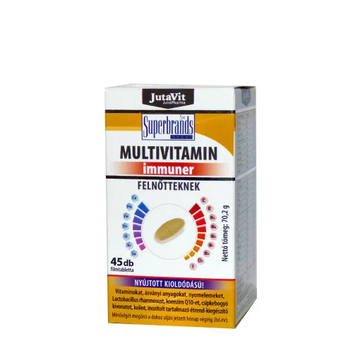 JutaVit Multivitamin Immuner tabletta Felnőtteknek 45 Tabletta