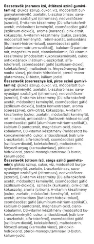 JutaVit Multivitamin gumivitamin Gyerekeknek 60 Gumicukor