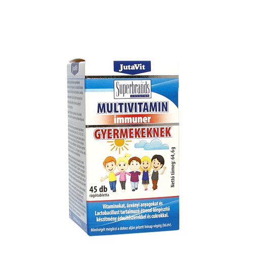 JutaVit Multivitamin Immuner rágótabletta Gyermekeknek 45 Rágótabletta