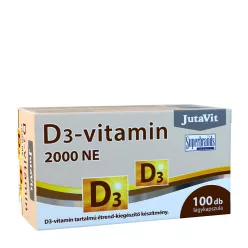 JutaVit D-vitamin (50mcg) 2000 NE 100 Kapszula