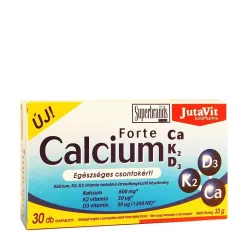 JutaVit Kálcium Forte + Ca/K2/D3 30 Tabletta