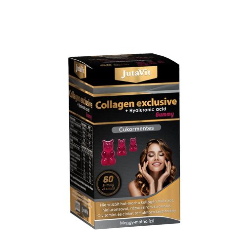 JutaVit Collagen Exclusive + Hyaluronic acid Gummy 60 Gumicukor