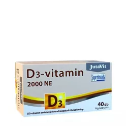 JutaVit D3-vitamin 2000 NE 40 Lágykapszula