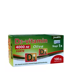 JutaVit D3-vitamin 4000 NE Olíva Forte 100 Kapszula
