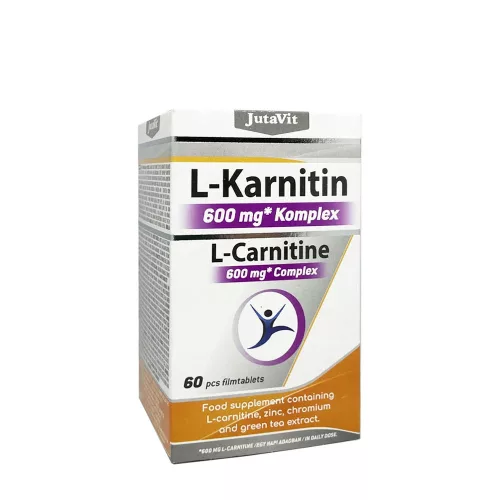 JutaVit L-Karnitin 600 mg Komplex 60 Tabletta