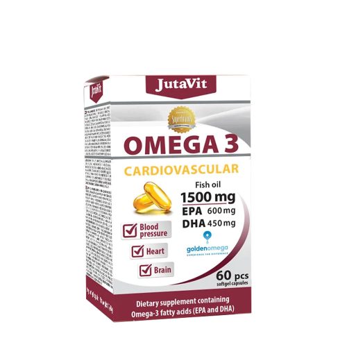 JutaVit Omega 3 Cardiovascular 60 Lágykapszula