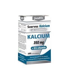 JutaVit Szerves Kalcium 350mg + D3-vitamin 100 Tabletta