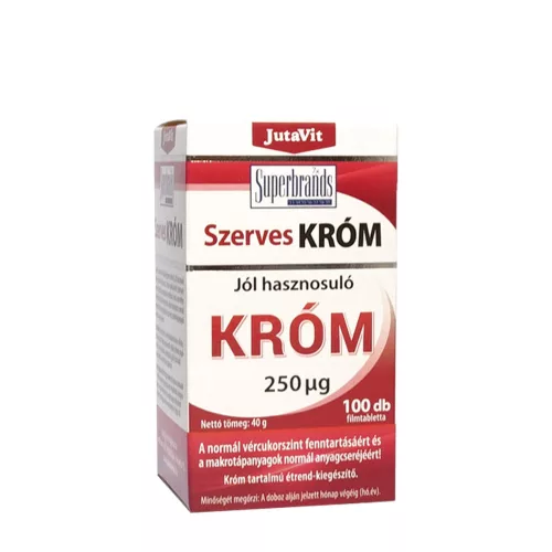 JutaVit Szerves Króm 100 Tabletta