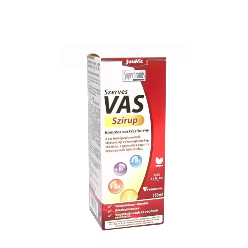 JutaVit Szerves Vas Szirup komplex 150 ml