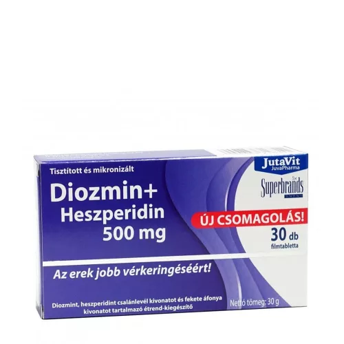JutaVit Diozmin + Hesperidin 500mg 30 Tabletta