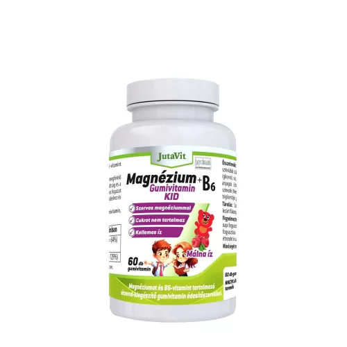 JutaVit Magnézium+B6 KID Gumivitamin 60 Gumicukor