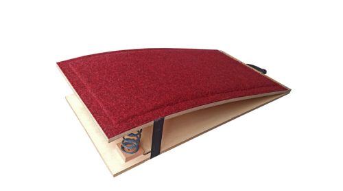 S-Sport Dobbantó, párnázott, filcborítással, szállítógörgőkkel, fémrugóval