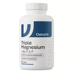 OstroVit Triple Magnesium + B6 P-5-P 90 Capsules 90 Kapszula