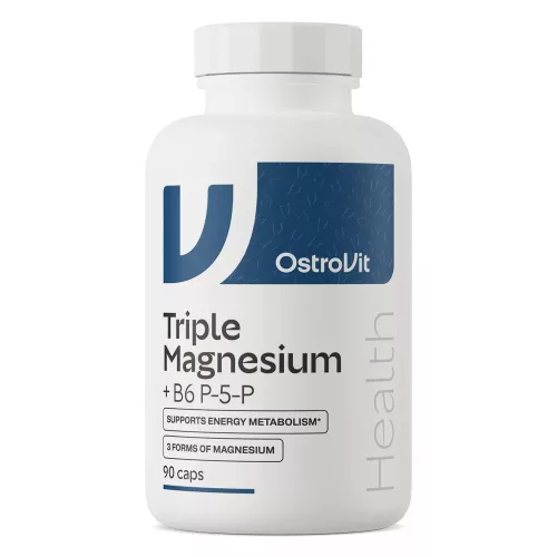 OstroVit Triple Magnesium + B6 P-5-P 90 Capsules 90 Kapszula
