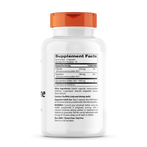 Doctor's Best Glükózamin-szulfát 750 mg 180 Kapszula