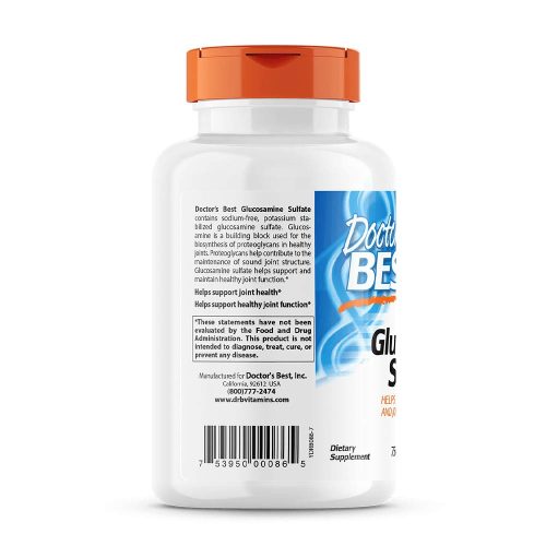 Doctor's Best Glükózamin-szulfát 750 mg 180 Kapszula