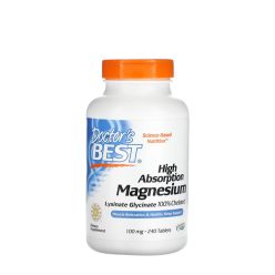   Doctor's Best Hatékony Felszívódású Magnézium 100 mg 240 Tabletta