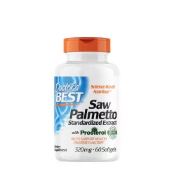   Doctor's Best Fűrészpálma Kivonat 320 mg kapszula - Saw Palmetto Standardized Extract 60 Lágykapszula