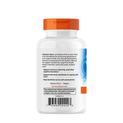 Doctor's Best Phosphatidyl Serine - Foszfatidil-szerin 120 Kapszula