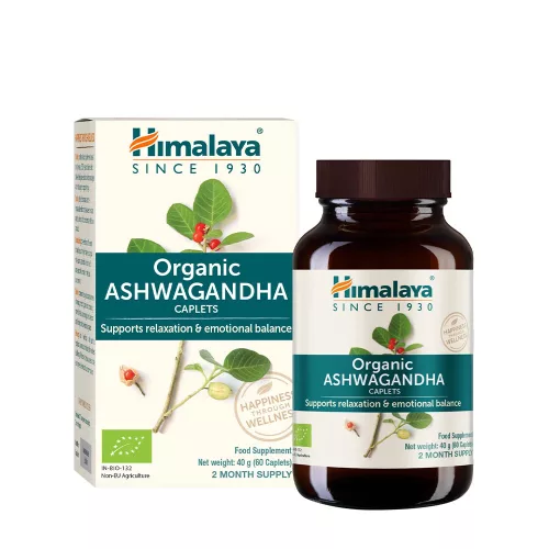 Himalaya Organic Ashwagandha 60 Kapszula