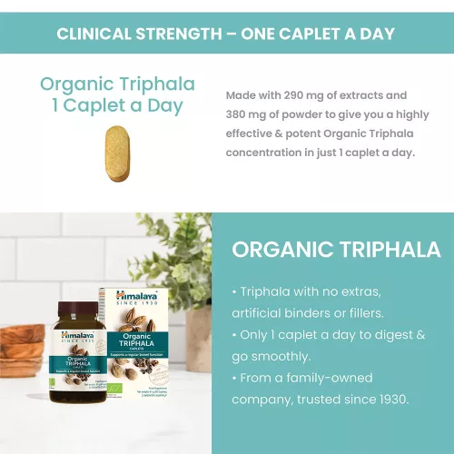 Himalaya Organic Triphala 60 Kapszula
