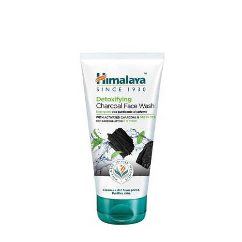Himalaya Méregtelenítő Arclemosó Gél Aktív Szénnel és Zöld Teával 150 ml