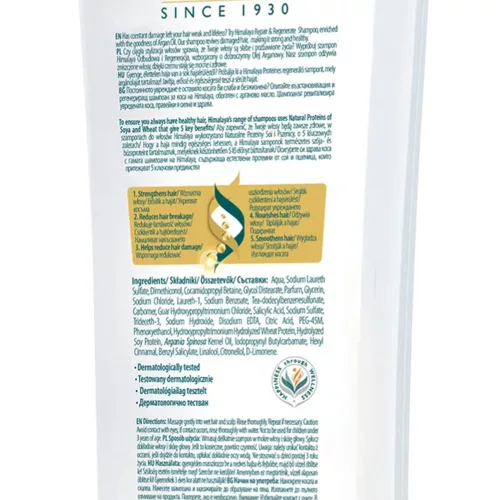 Himalaya Proteines Regeneráló Sampon Sérült Hajra 400 ml