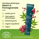 Himalaya Botanique Natúr Fogkrém Nim Növénnyel és Gránátalmával 75 ml