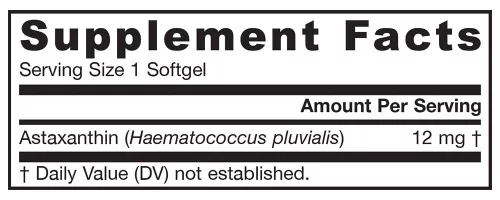 Jarrow Formulas Asztaxantin 12 mg - AstaPure® Astaxanthin 12 mg 30 Lágykapszula