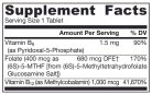 Jarrow Formulas Methyl B-12 & Methyl Folate 400 mcg 100 Rágótabletta