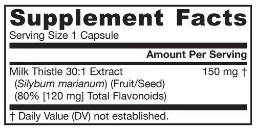 Jarrow Formulas Máriatövis 150 mg kapszula - Milk Thistle 200 Veggie Kapszula
