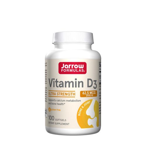 Jarrow Formulas D3-vitamin 2500 NE 100 Lágykapszula