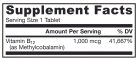 Jarrow Formulas Methyl B-12 1000 mcg rágótabletta 100 Rágótabletta