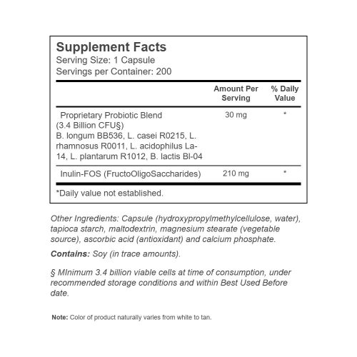 Jarrow Formulas Jarro-Dophilus + FOS 200 Kapszula
