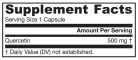 Jarrow Formulas Quercetin 500 mg 100 Veg Kapszula